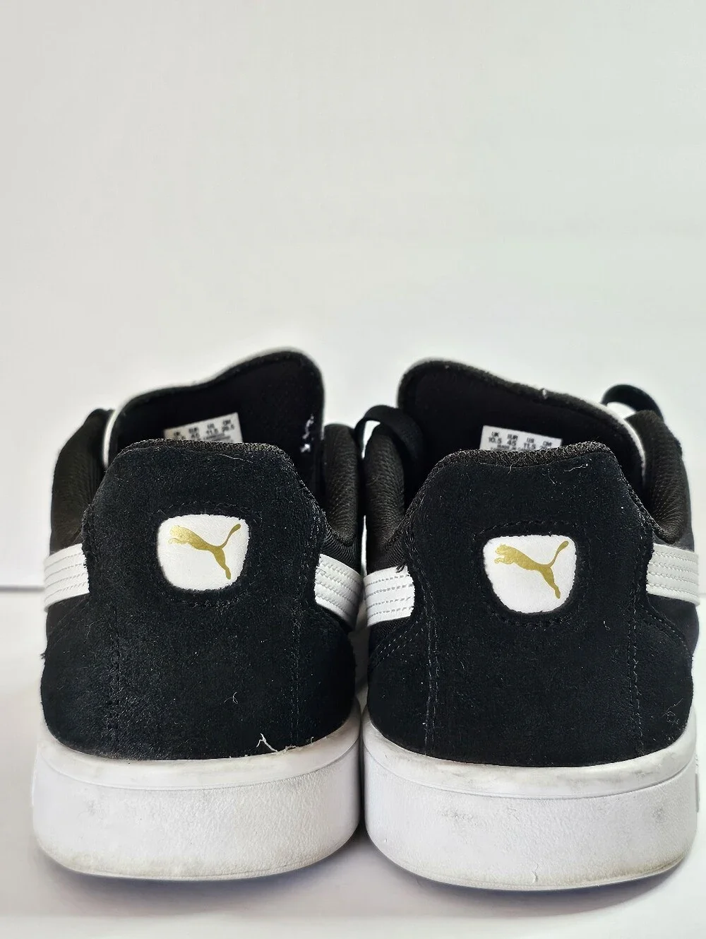 Puma Astro Kick Black White Sneakers Men's 11.5 Casual Streetwear Suede